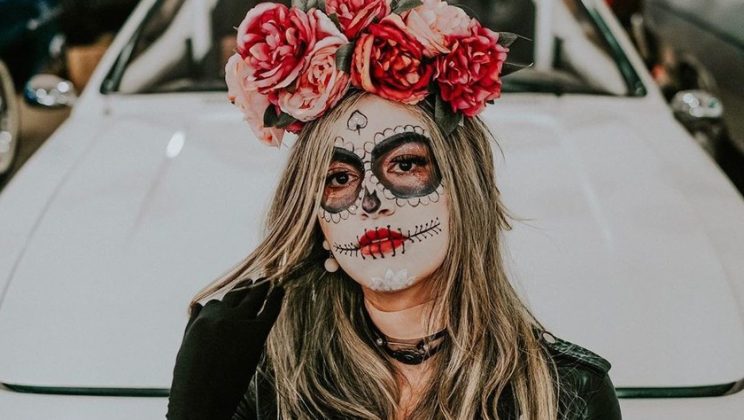 Maquillaje de Halloween para mujer: Catrina Moderna Paso a Paso